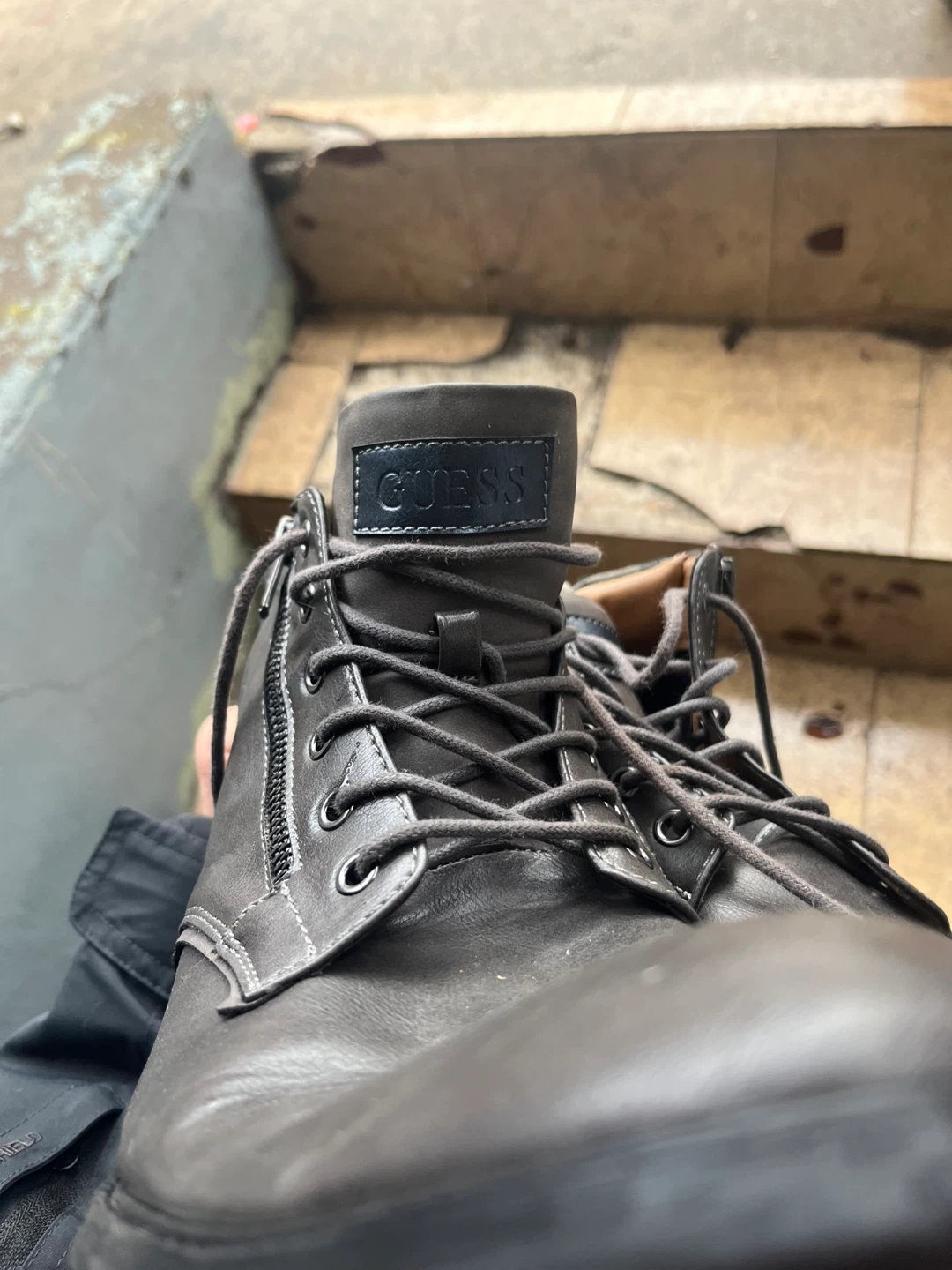 Guess Brown Lace-up Ankle Boots - photo 2