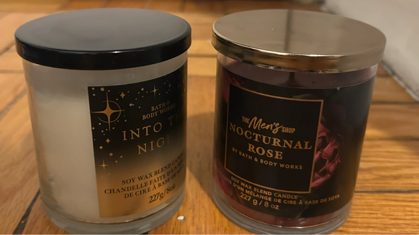 Bath & Body Works Candles - Into the Night & Nocturnal Rose - photo 2