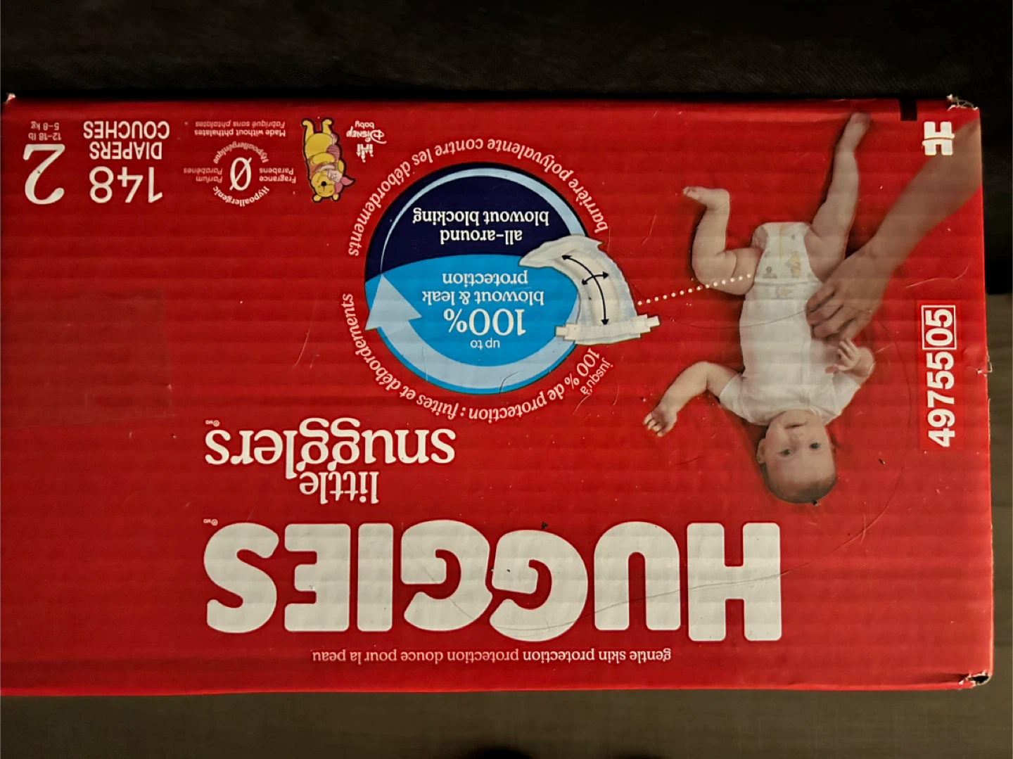 Huggies Little Snugglers Diapers Size 2 (148 Count)