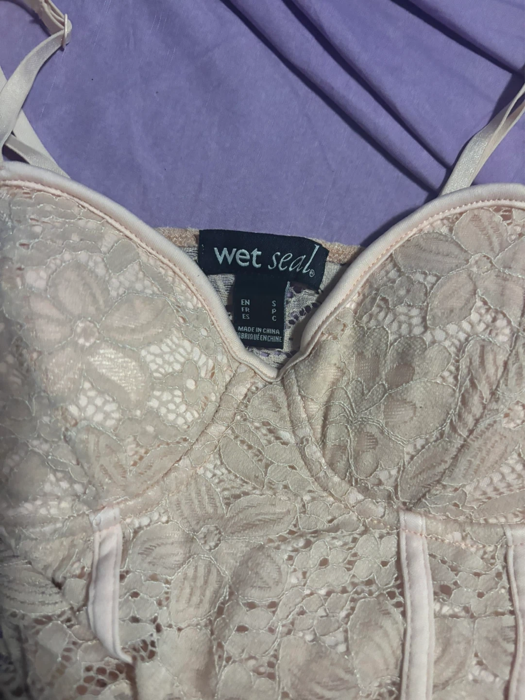 Wet Seal Lace Bodysuit - Small - photo 2