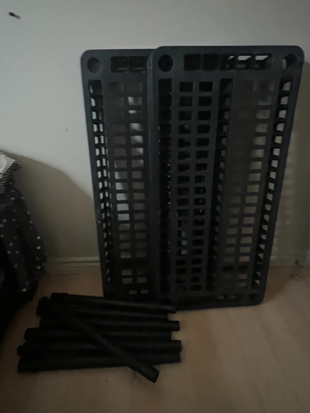 Black Plastic Shelving Unit - photo 5