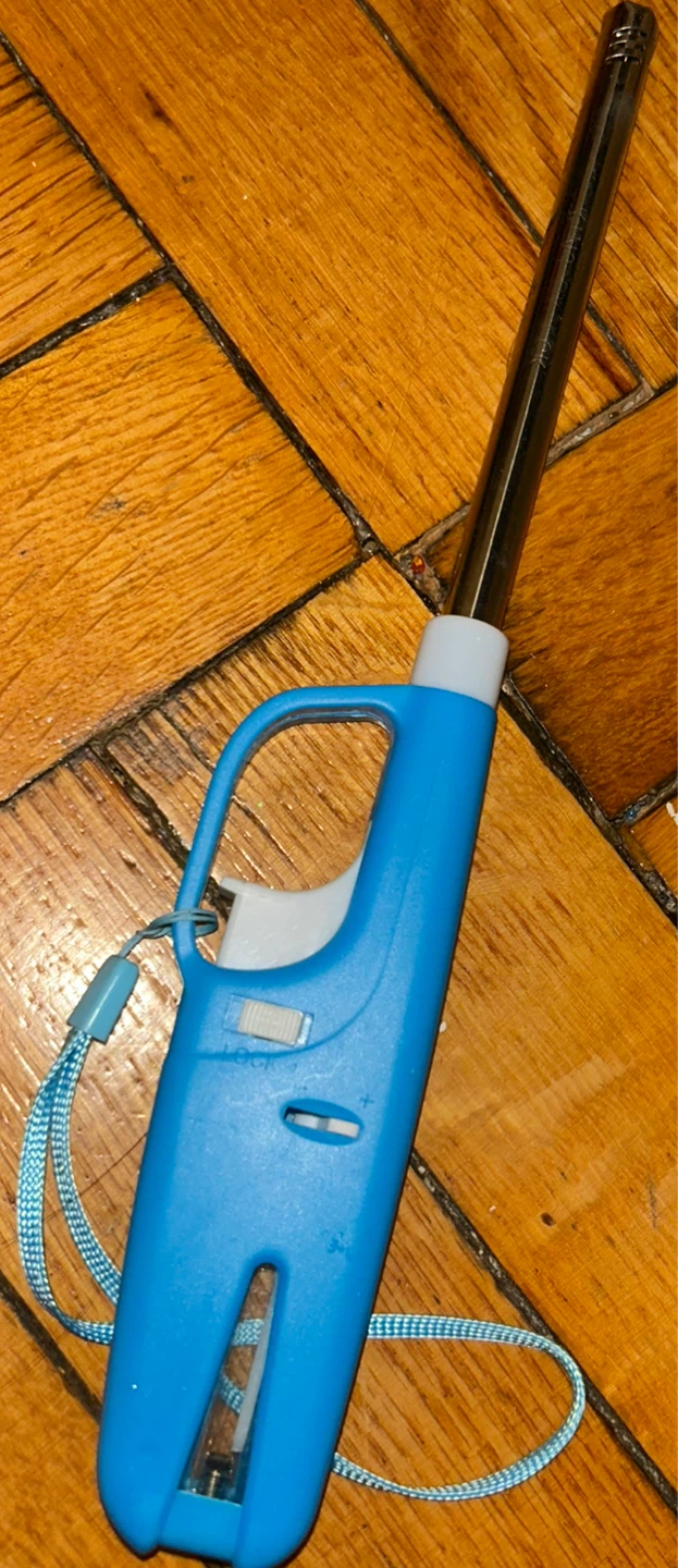 Blue Utility Lighter with Lanyard