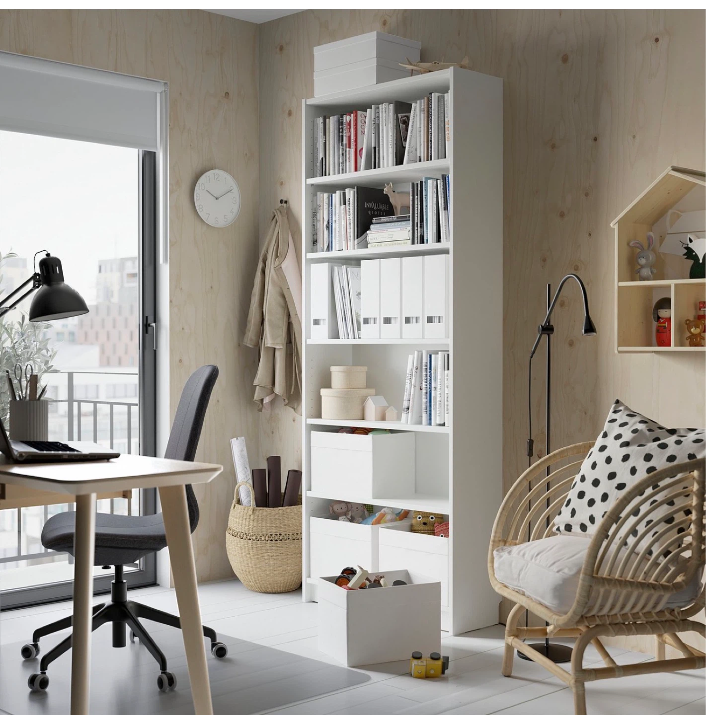 IKEA BILLY White Bookcase - 80cm Wide