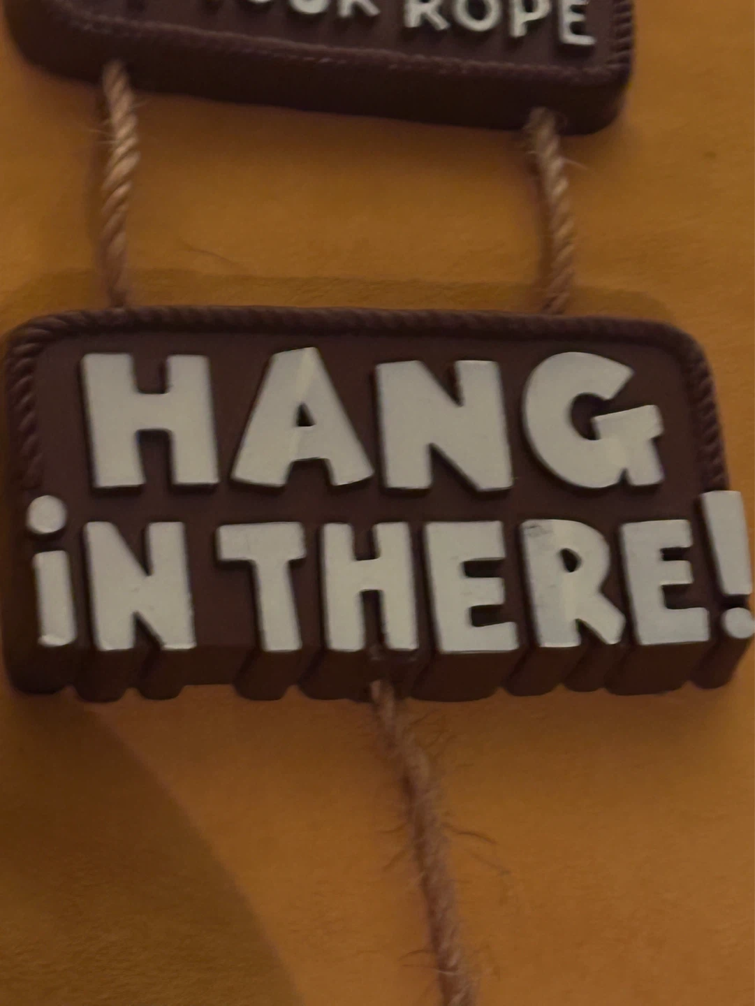 Vintage at the end of your rope cat sign - photo 3