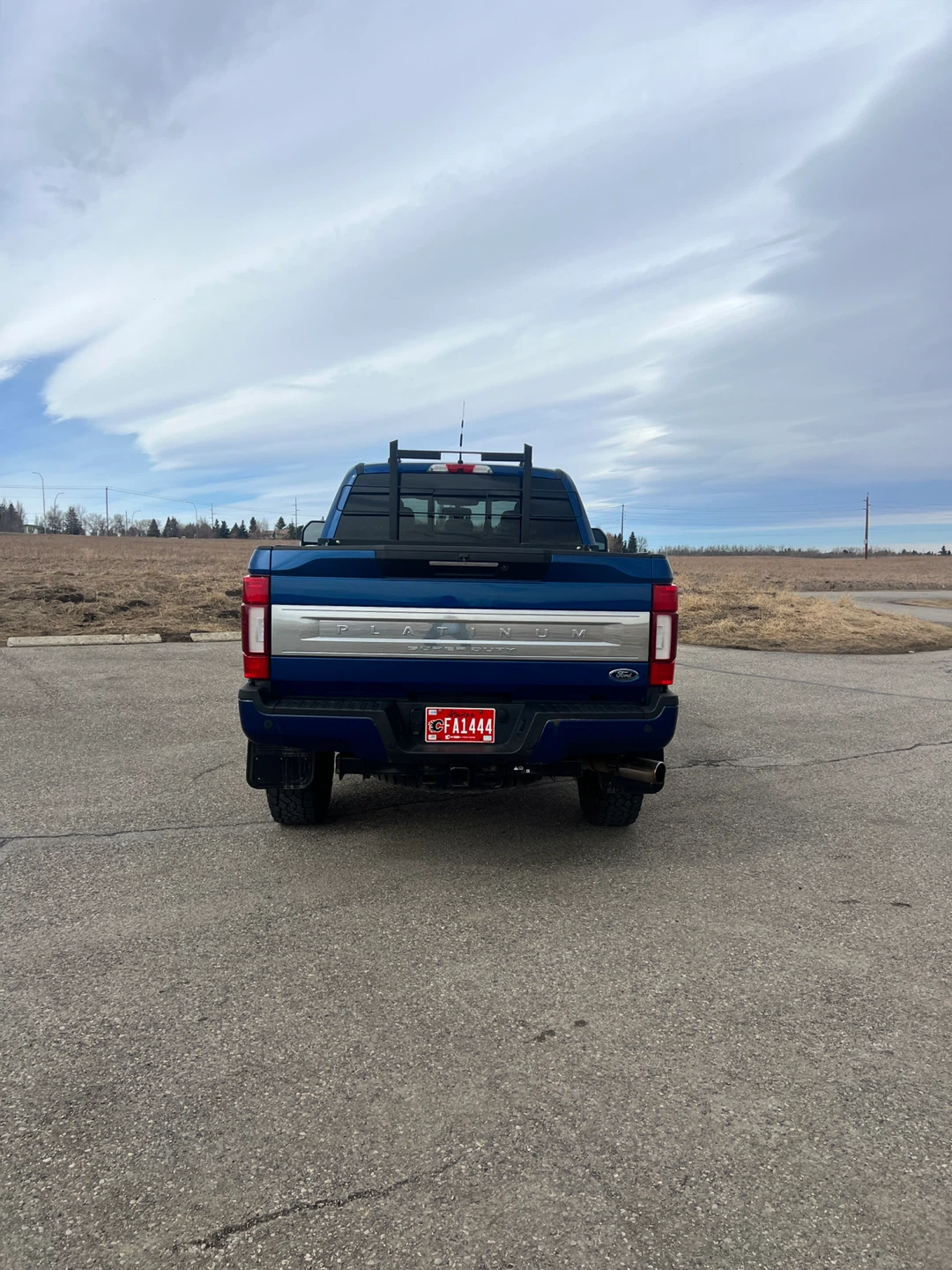 Blue Ford F-350 Platinum Tremor Crew Cab Pickup Truck - photo 4