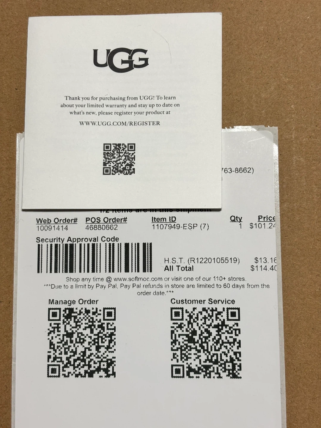UGG W Dakota Moccasins - Size 7 - photo 3