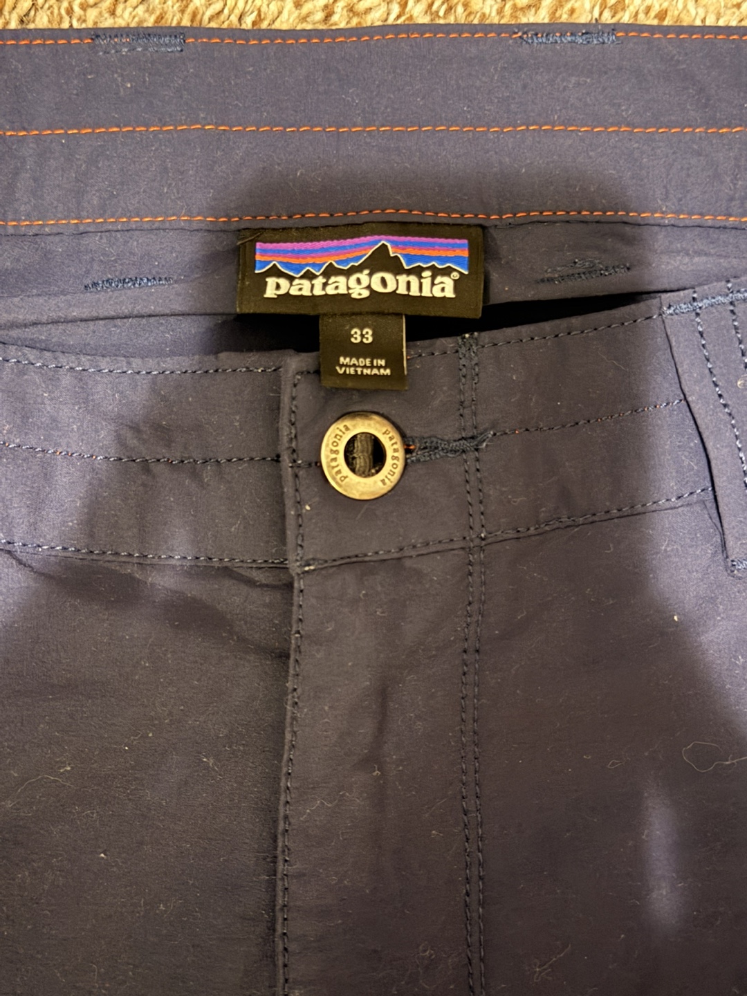Patagonia Navy Blue Pants Size 33 - photo 3