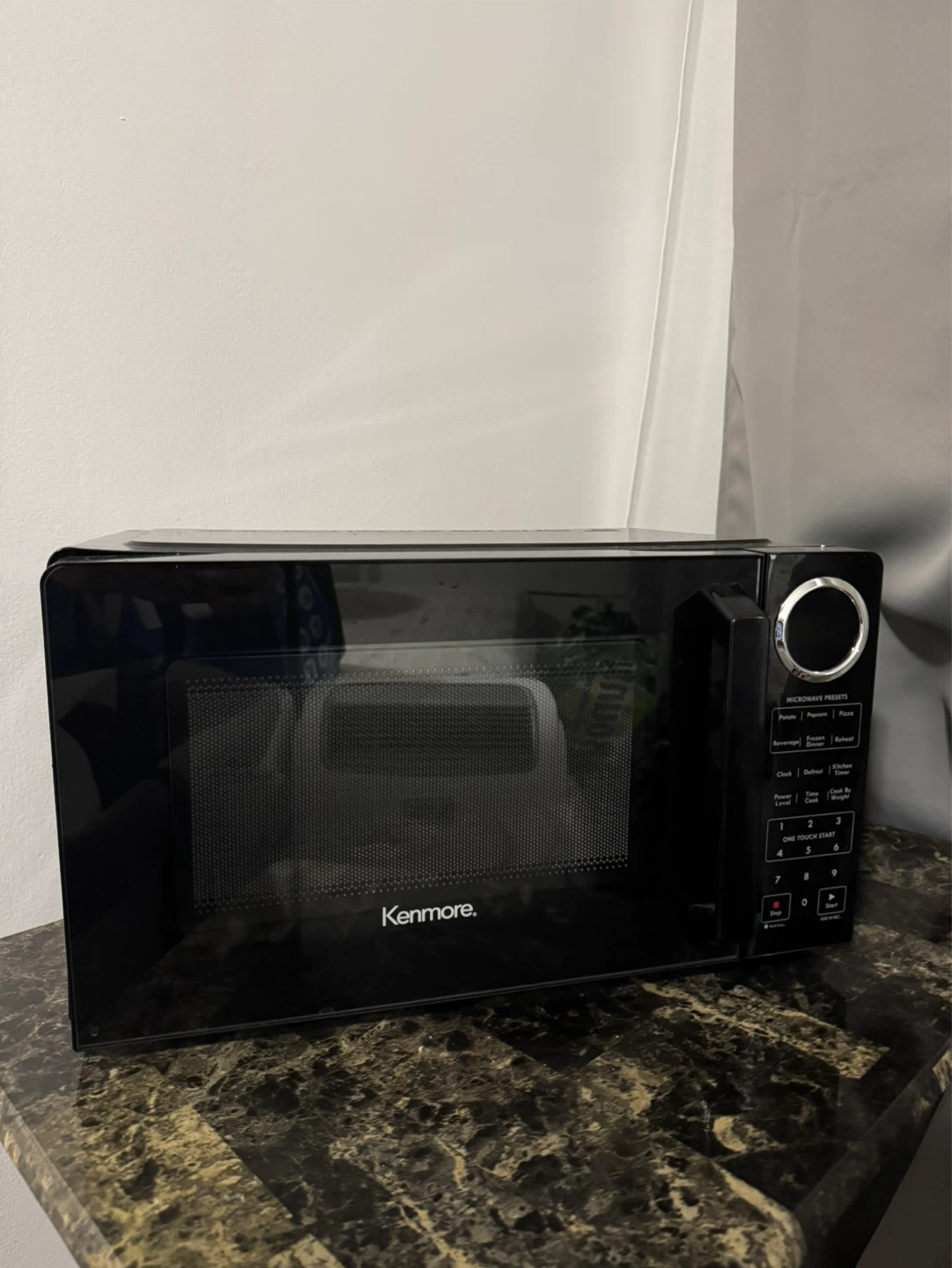Small Kenmore Black Microwave Oven