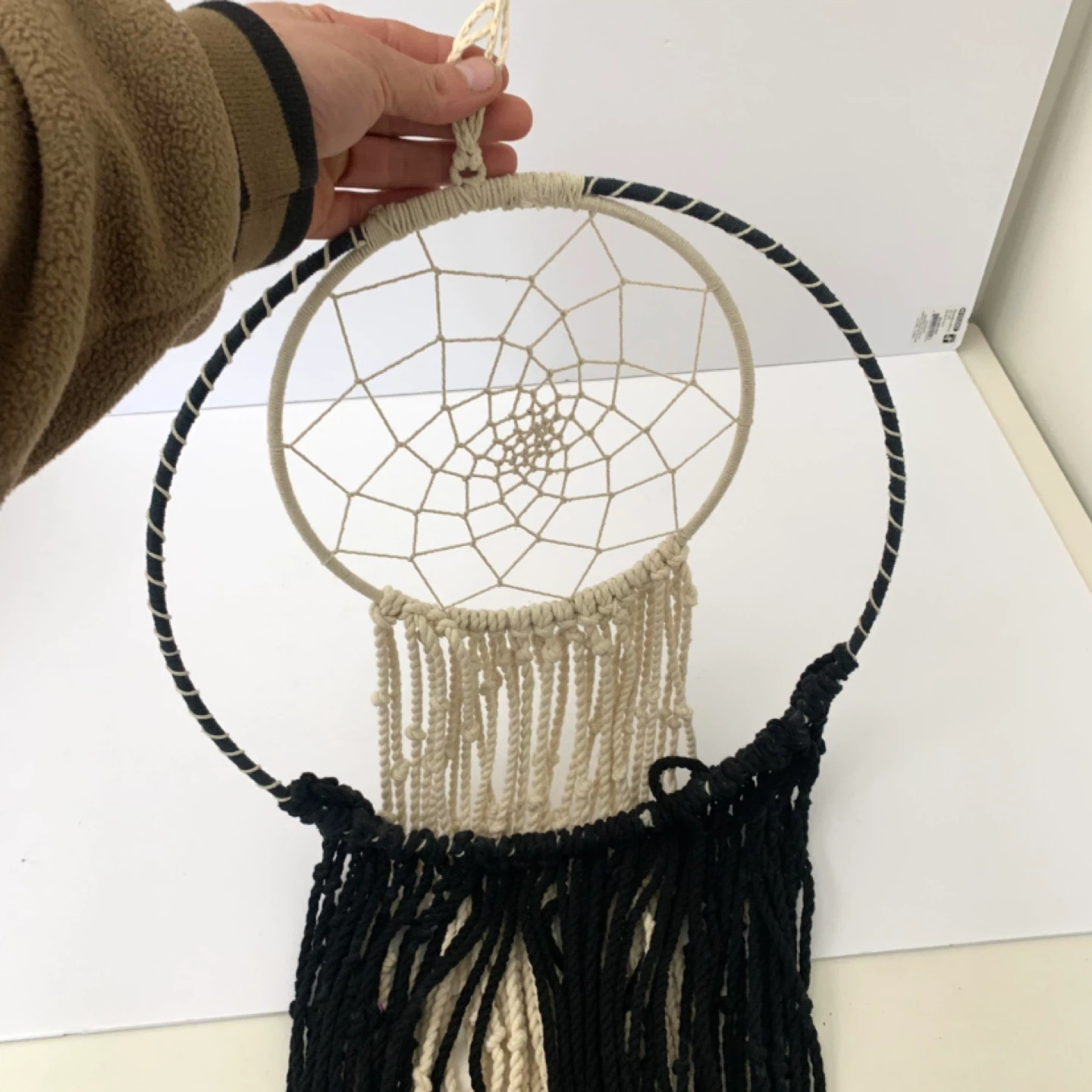 Large Macrame Dream Catcher Wall Hanging Boho Home Decor - photo 4