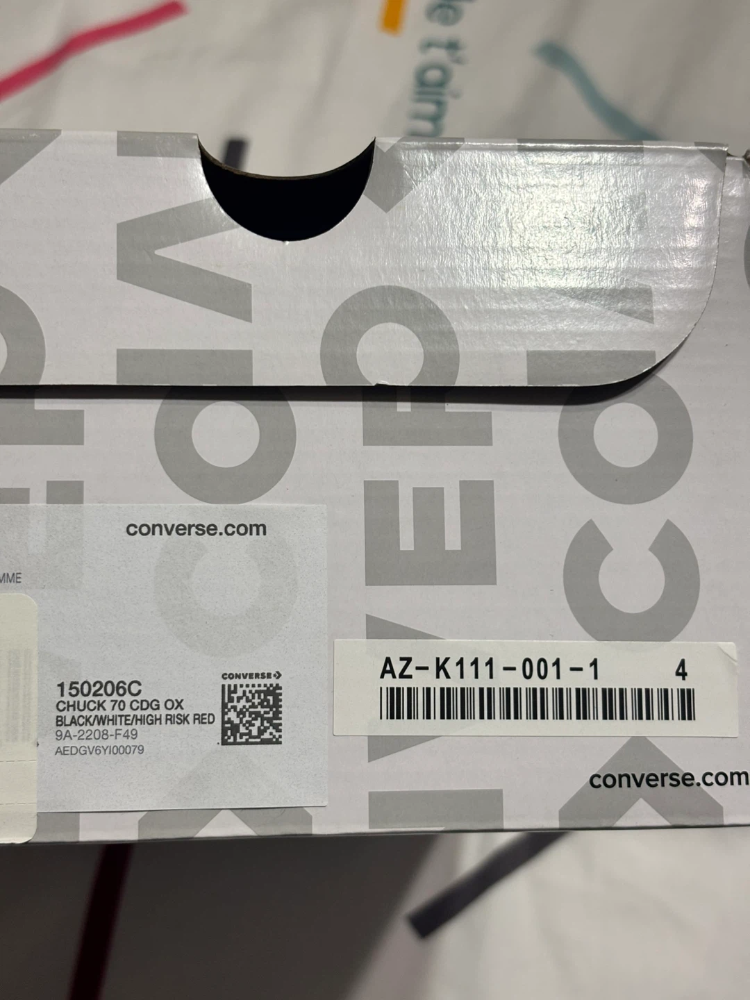 Converse Chuck 70 CDG Play Low Top Sneakers - photo 2
