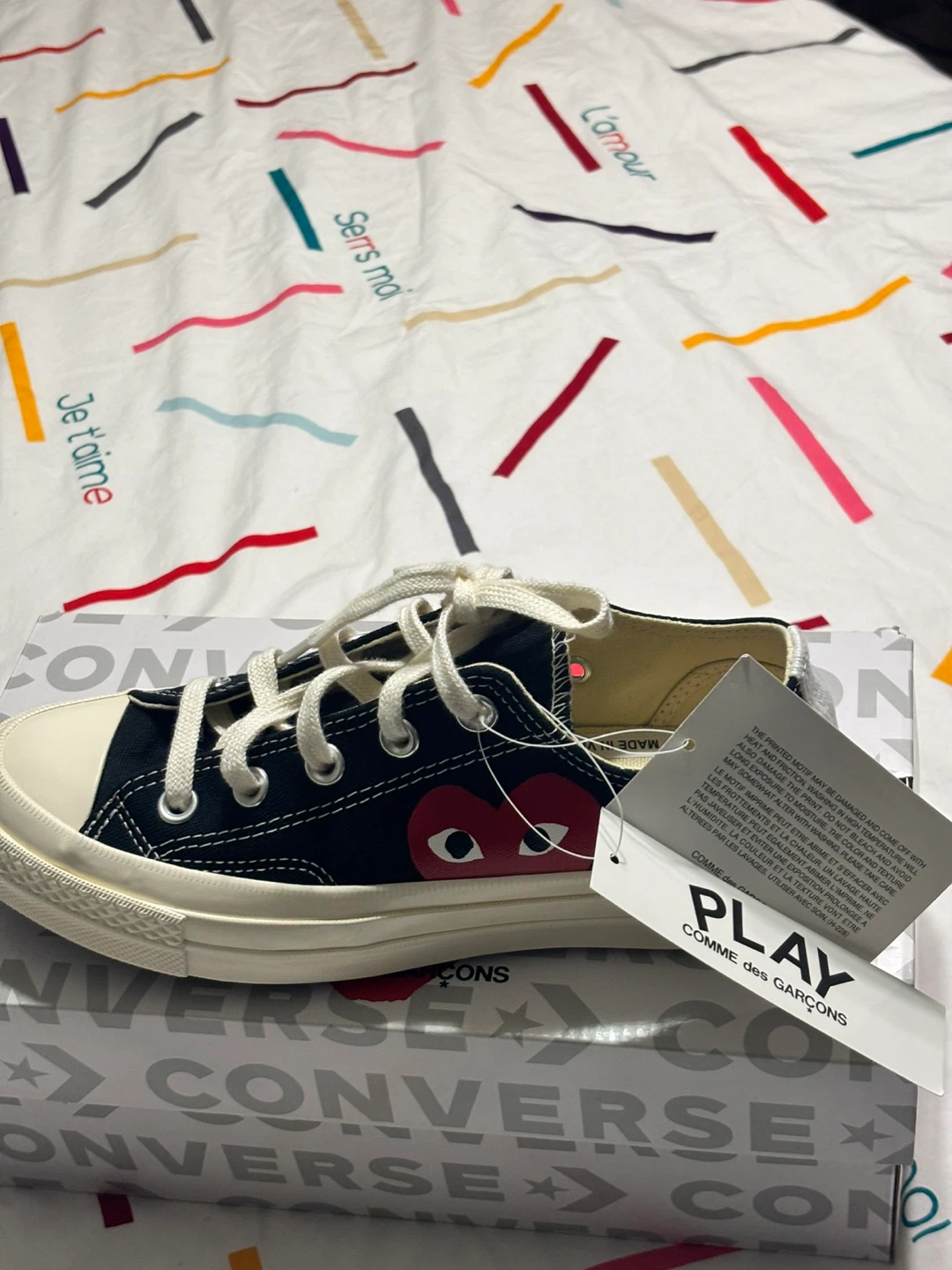 Converse Chuck 70 CDG Play Low Top Sneakers - photo 3