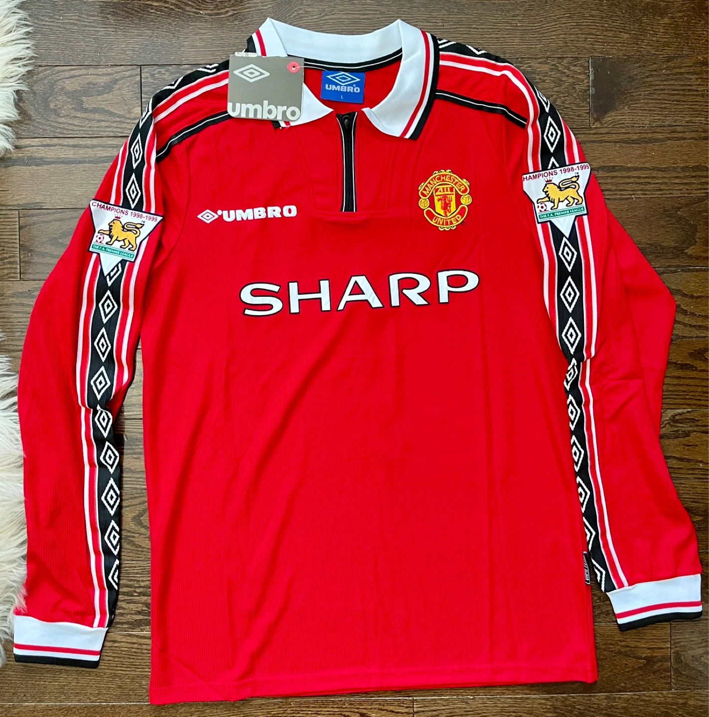 Manchester United Retro Beckham 7 Soccer Jersey
