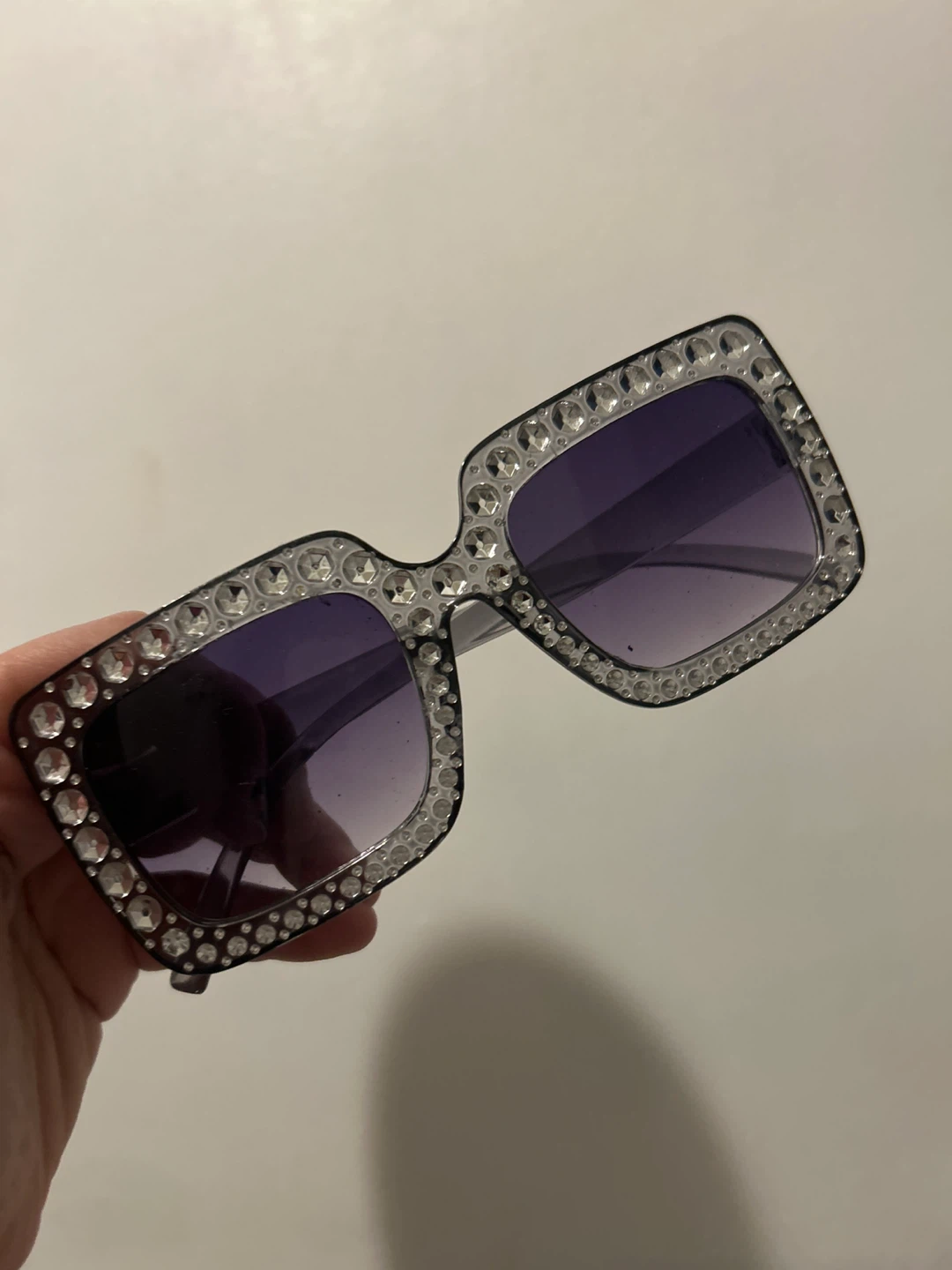 Rhinestone Embellished Sunglasses