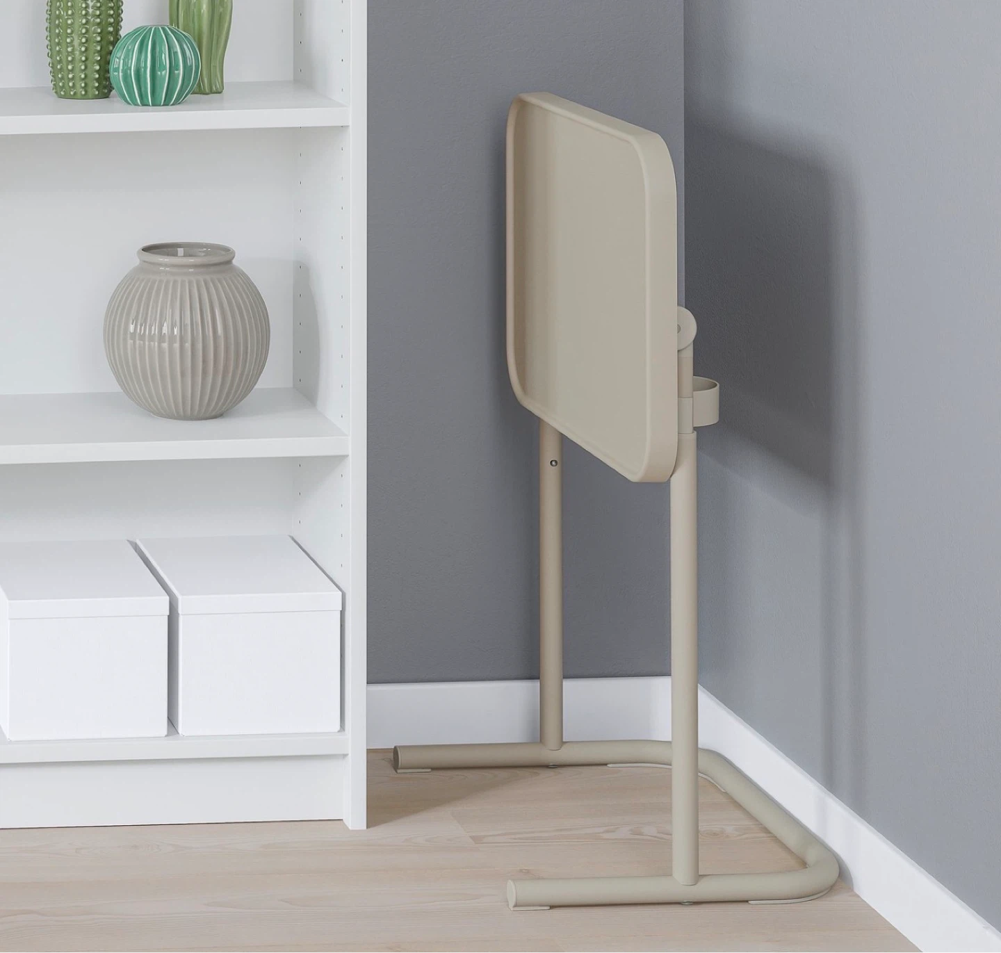Adjustable Side Table with Cup Holder - photo 2