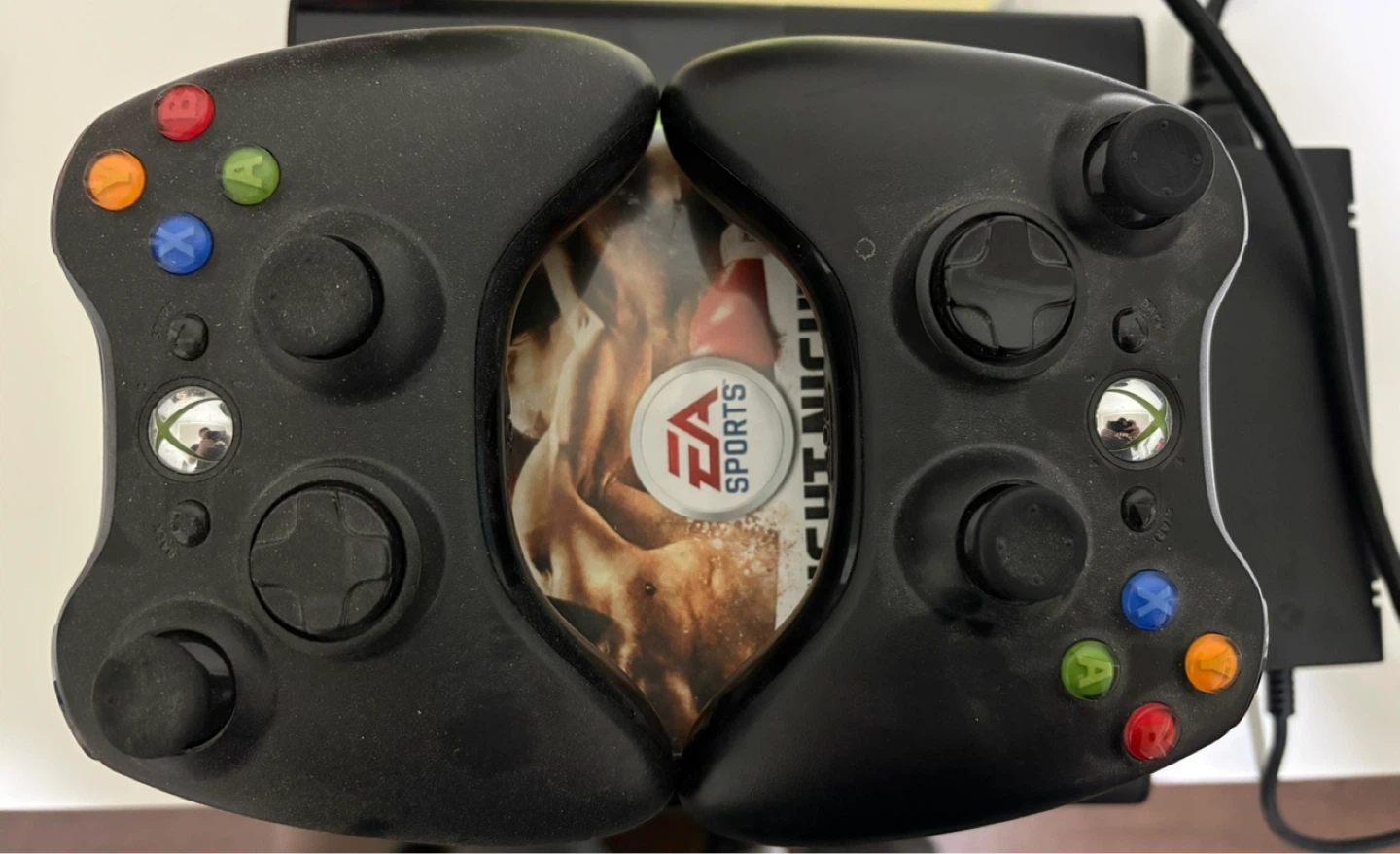 Xbox 360 Console with Games and Controllers - photo 3