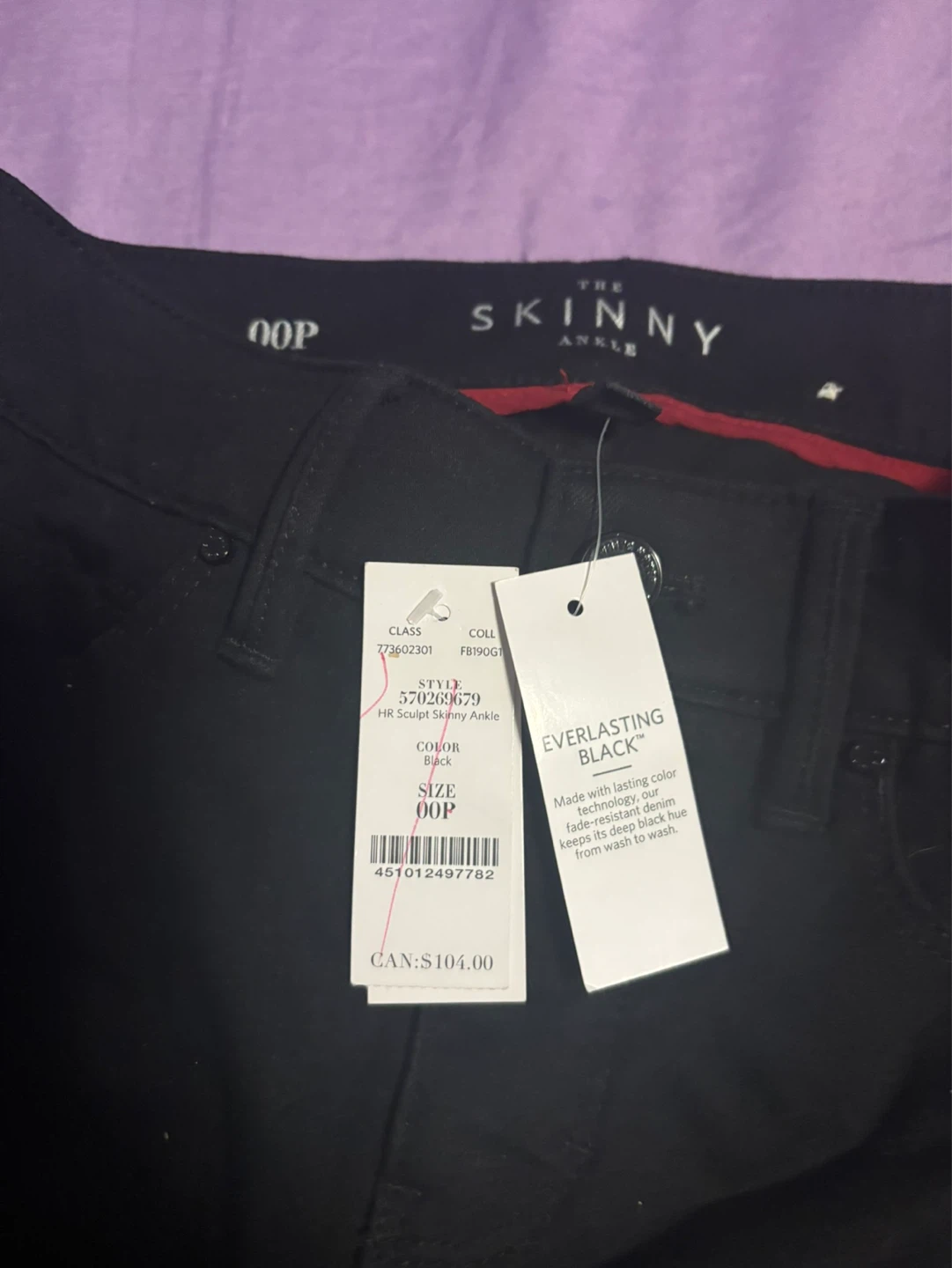 The Skinny Ankle Jeans - Everlasting Black - photo 2