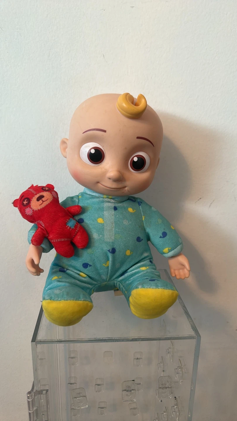 Cocomelon JJ Doll with Red Teddy Bear Accessory