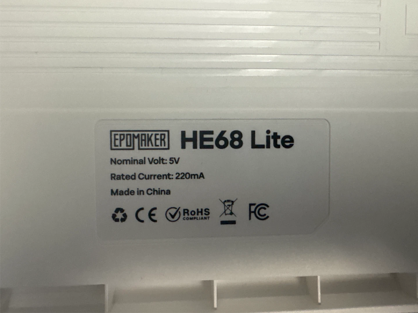 Epomaker He68 Lite Magnetic Keyboard - photo 2