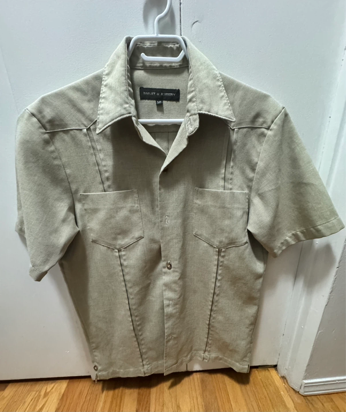 HAIGHT & ASHBURY Short Sleeve Button-Up Shirt S/P