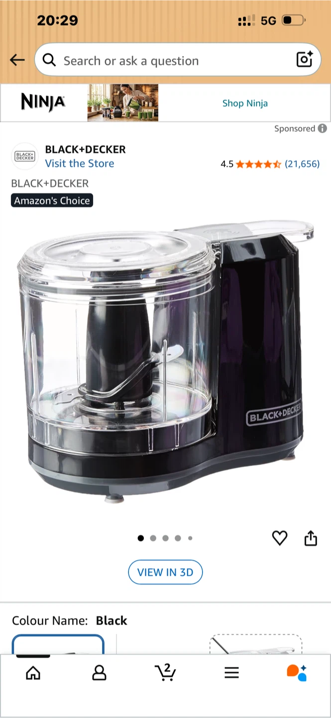 Black+Decker Food Chopper / Grinder - photo 3
