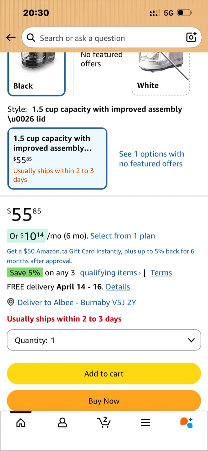 Black+Decker Food Chopper / Grinder - photo 4