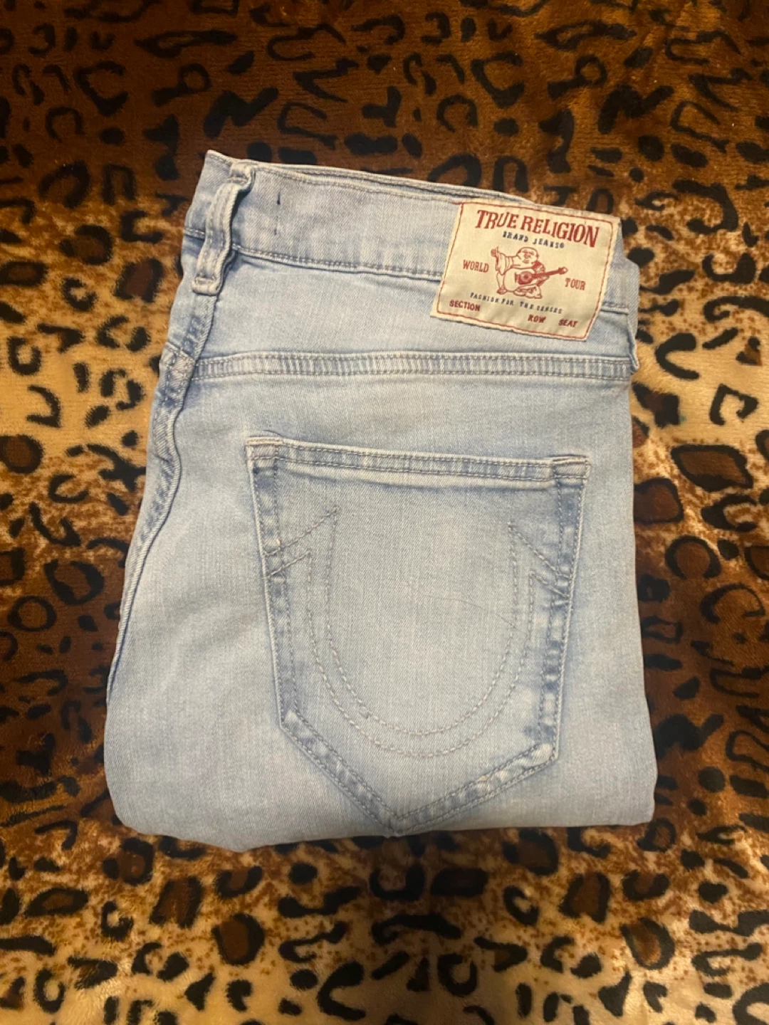 True Religion Light Wash Denim Jeans