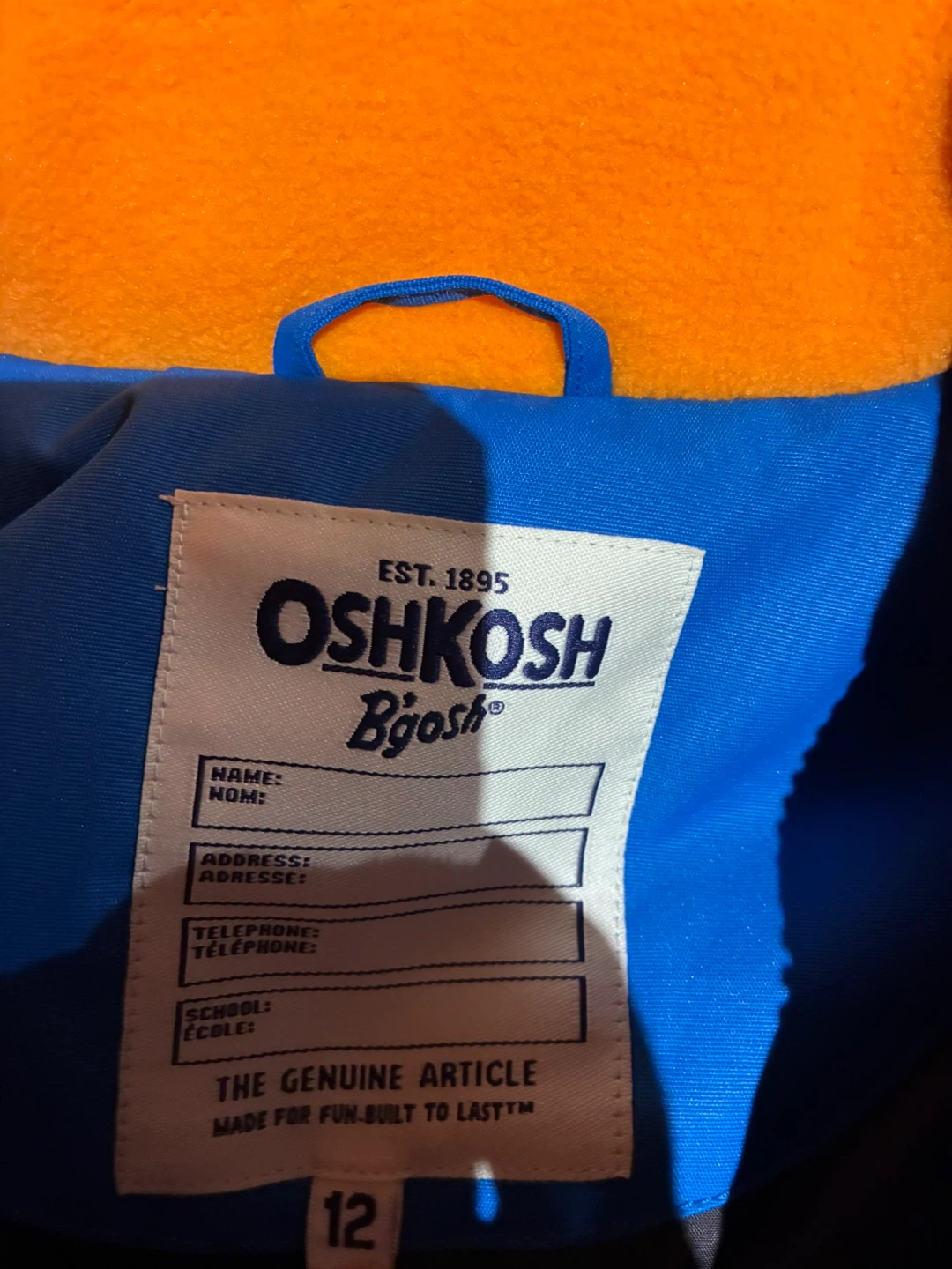 OshKosh B'gosh Snowsuit - Size 12 new with tags - photo 2