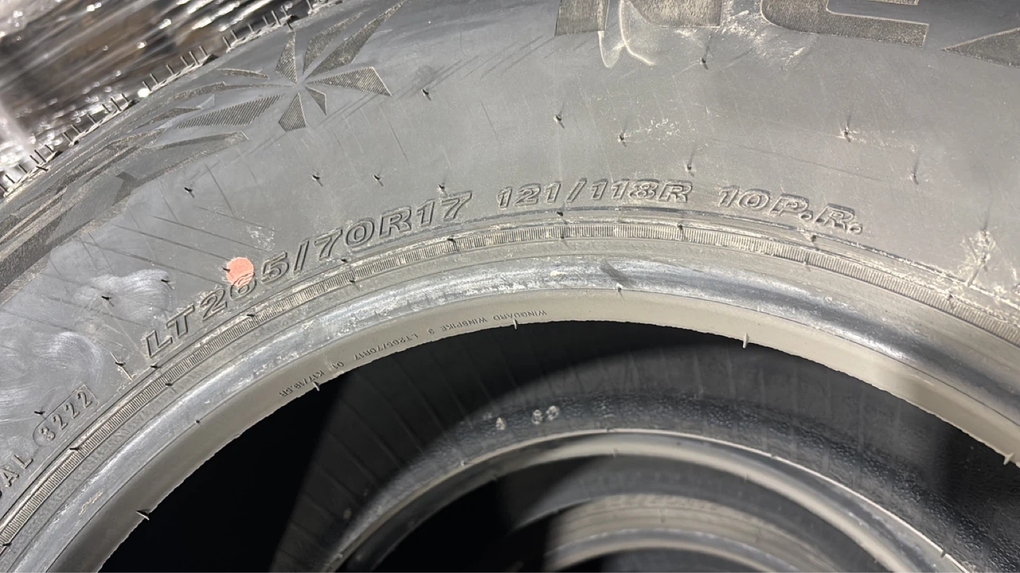 LT265/70R17 Winter Tires (Set of 4) - photo 3