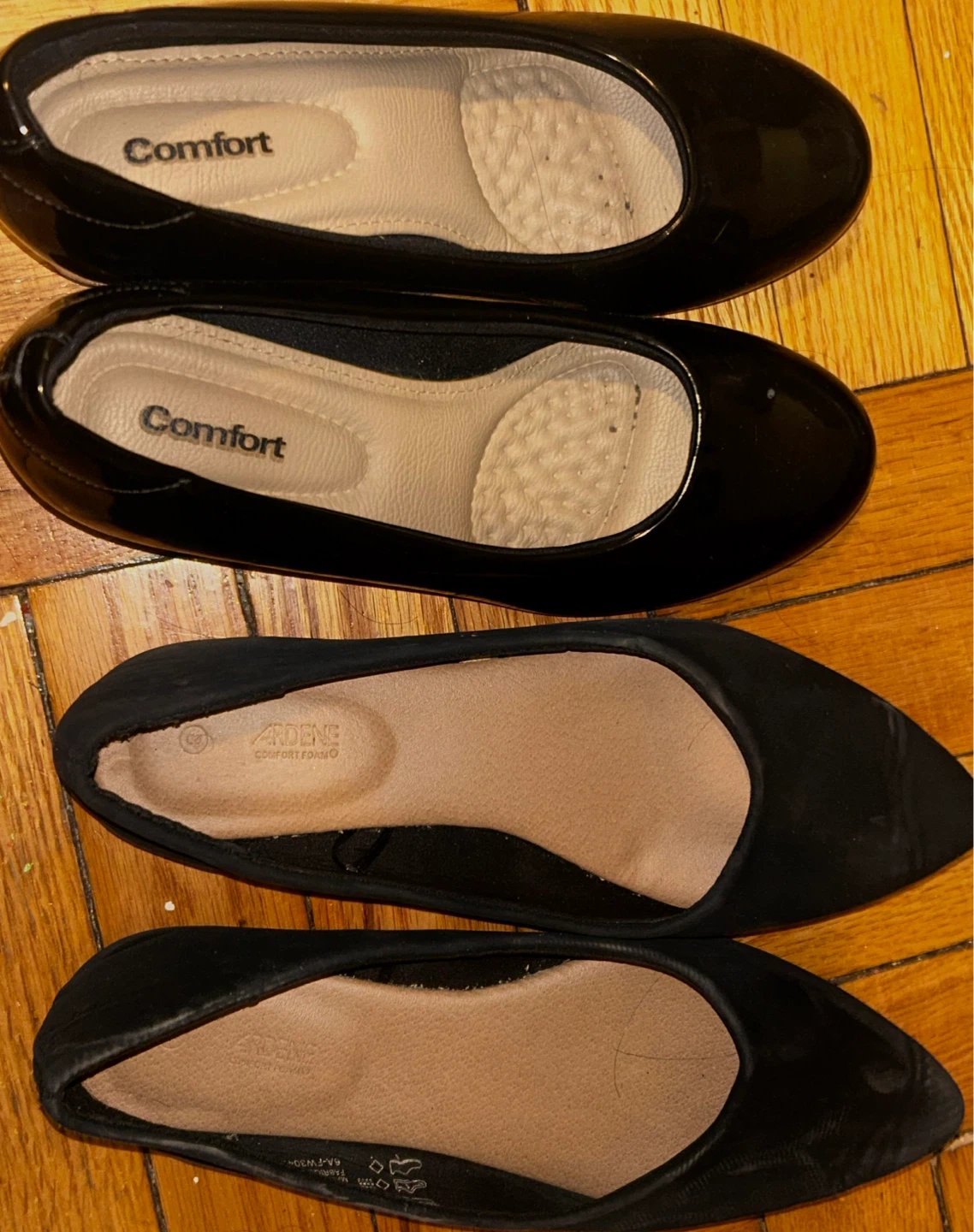 Comfort & Ardene Black Ballet Flats