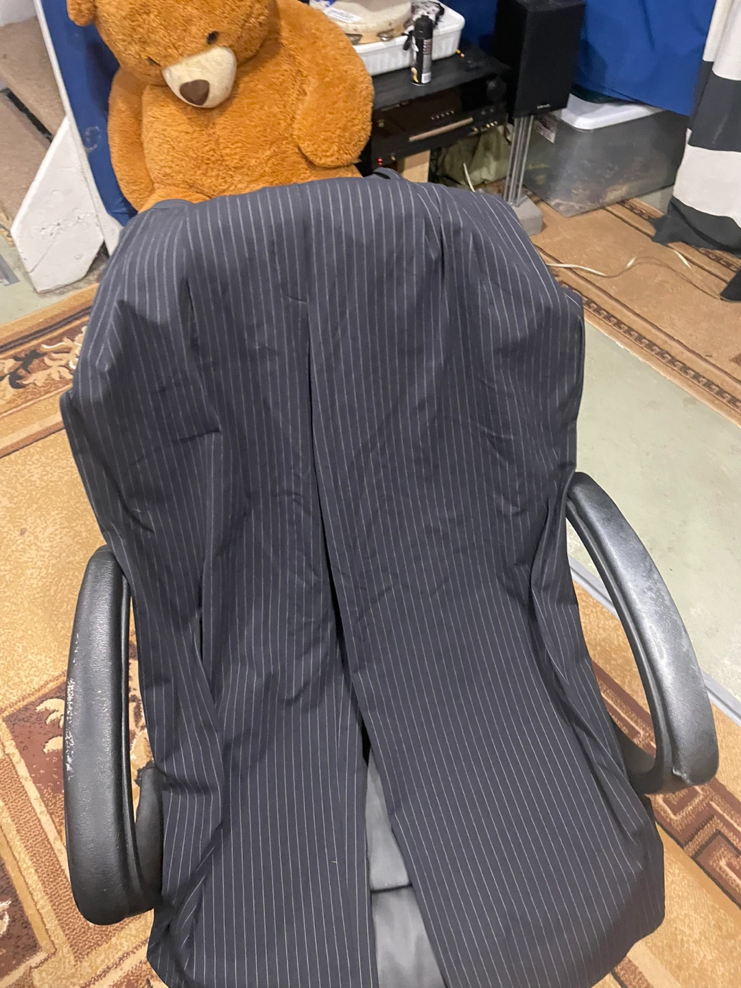 Lululemon XL Black Pinstripe Pants - photo 2