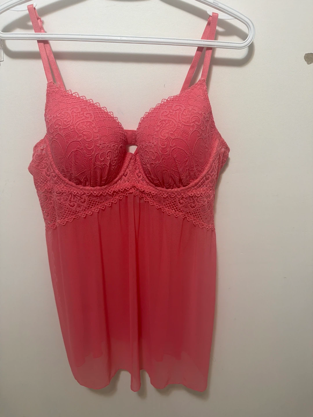 La Vie en Rose Pink Babydoll Lingerie XL/TG
