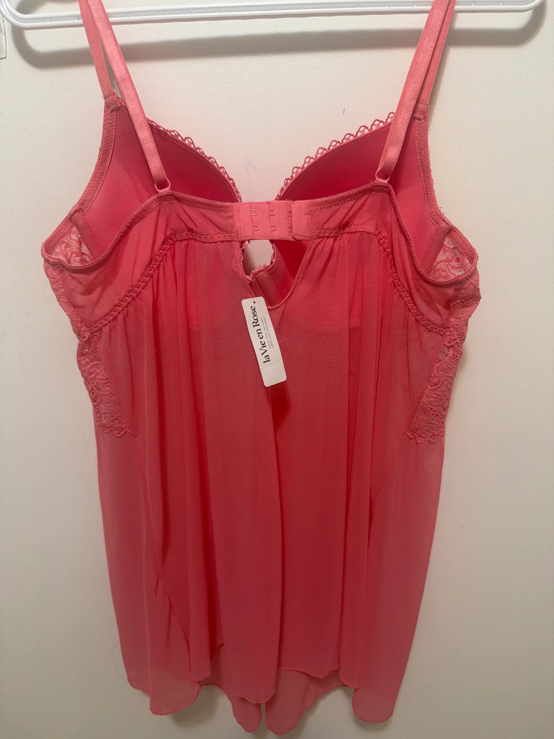 La Vie en Rose Pink Babydoll Lingerie XL/TG - photo 3