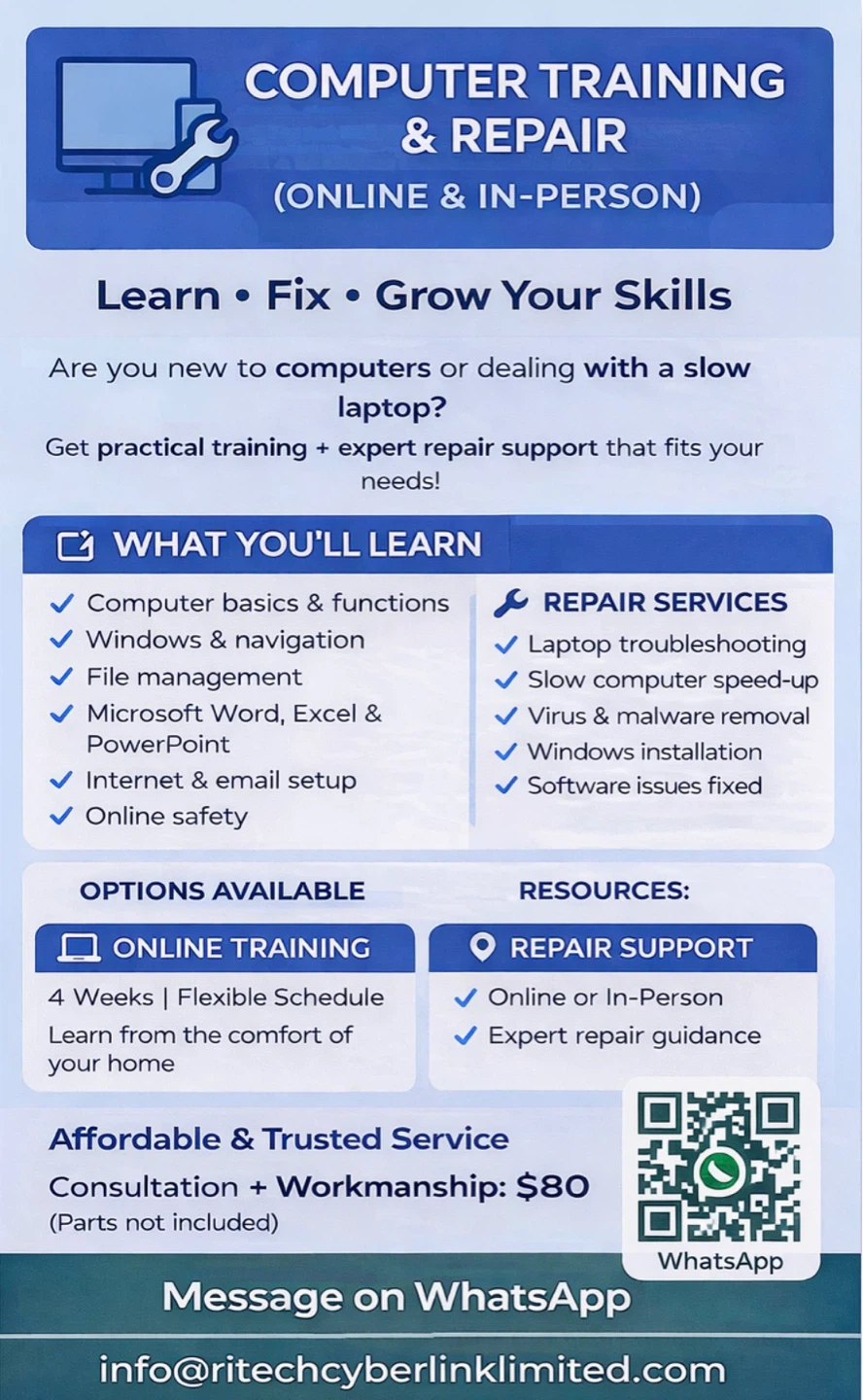 Computer Training & Repair Services
