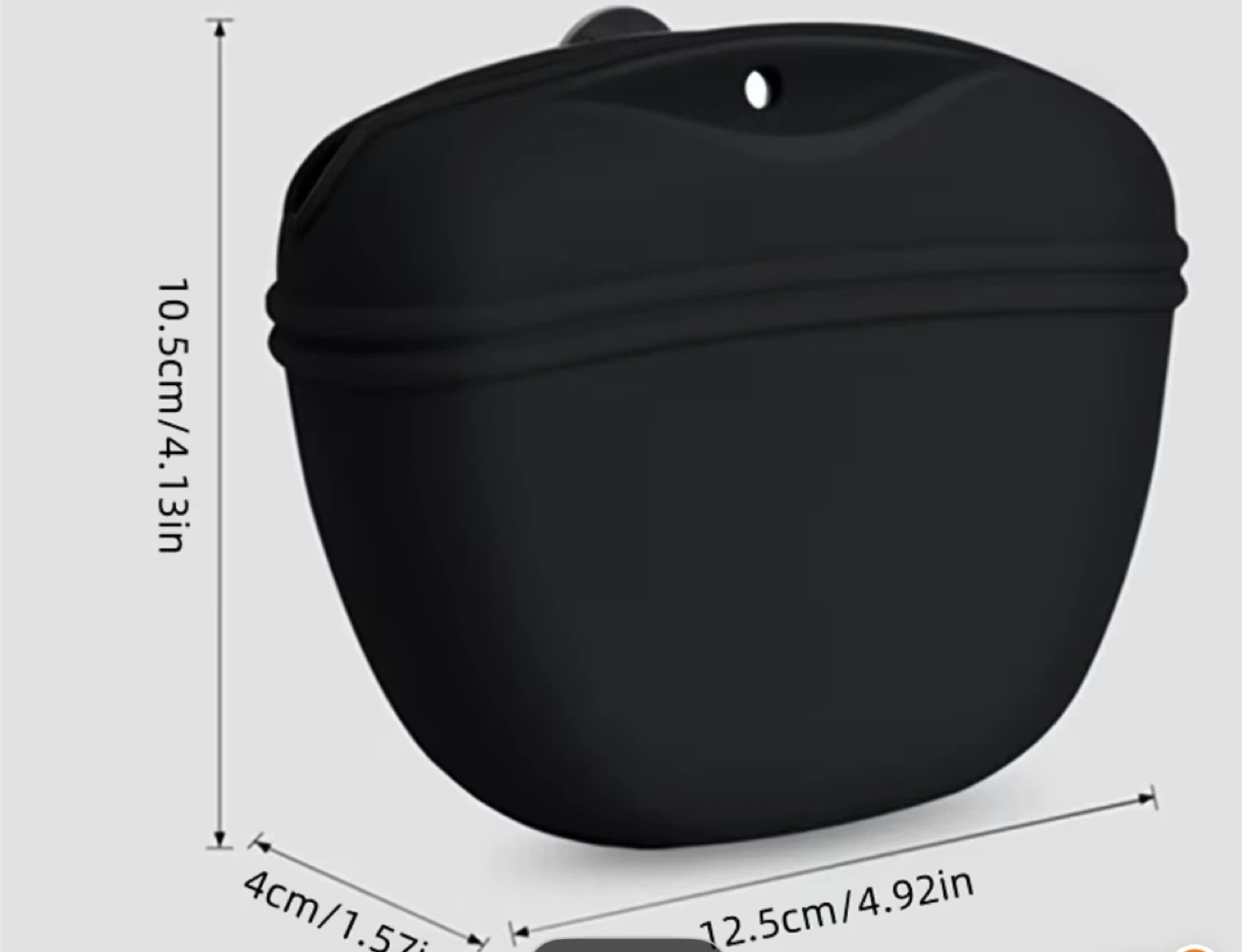 Black Silicone Dog Treat Pouch - photo 5