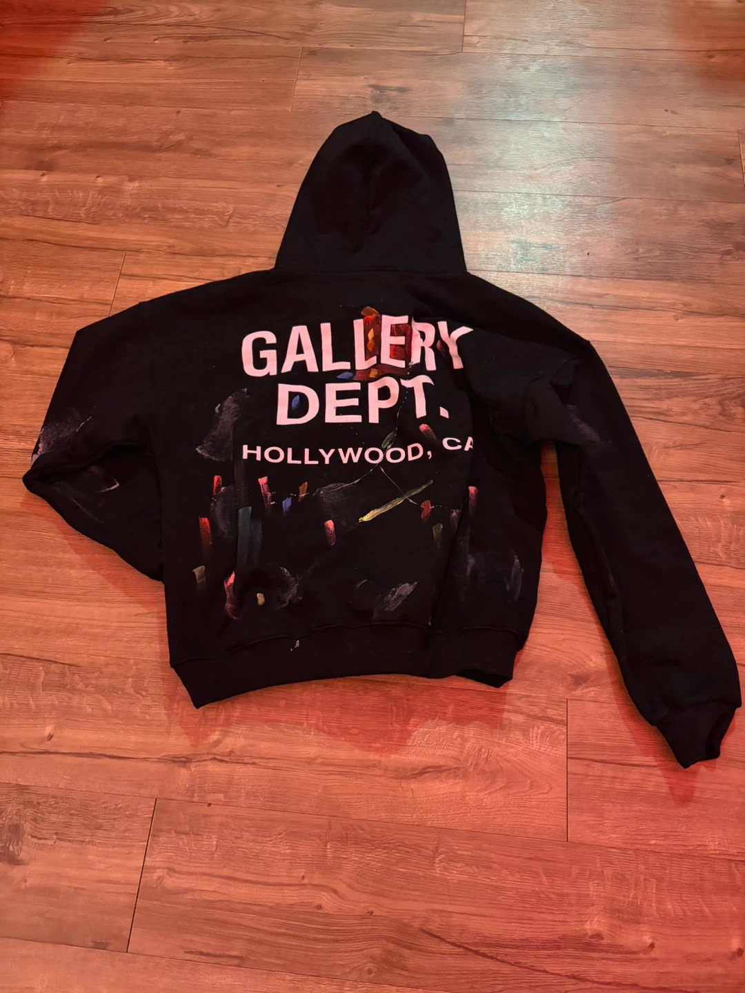 Gallery Dept. Black Hoodie Size S