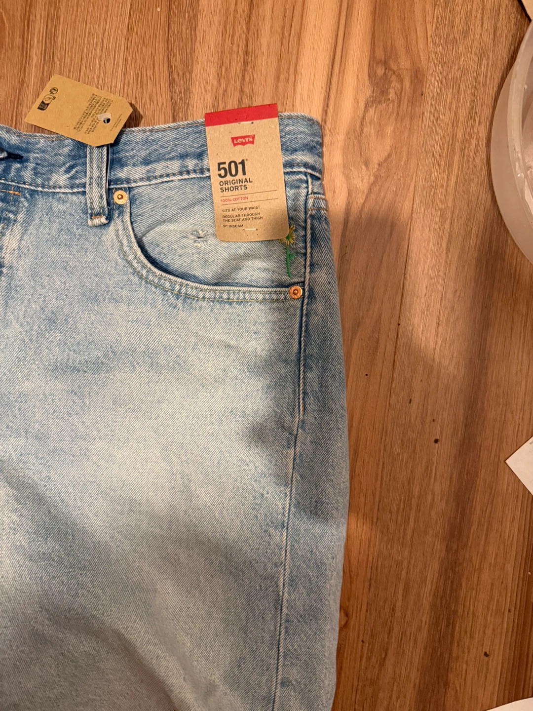Levi's 501 Original Fit Denim Shorts - photo 2