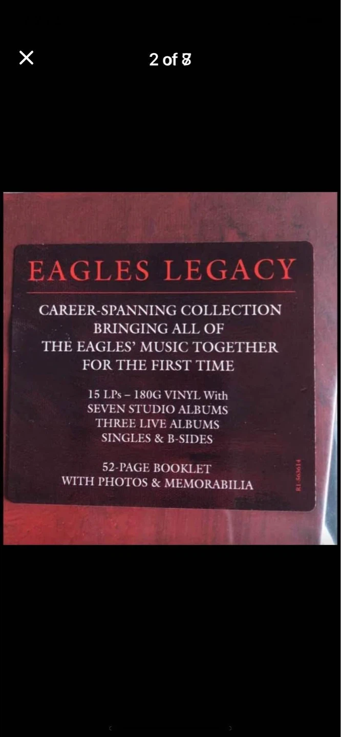 Eagles Legacy Career-Spanning Collection 15 LP Vinyl Box Set - photo 2