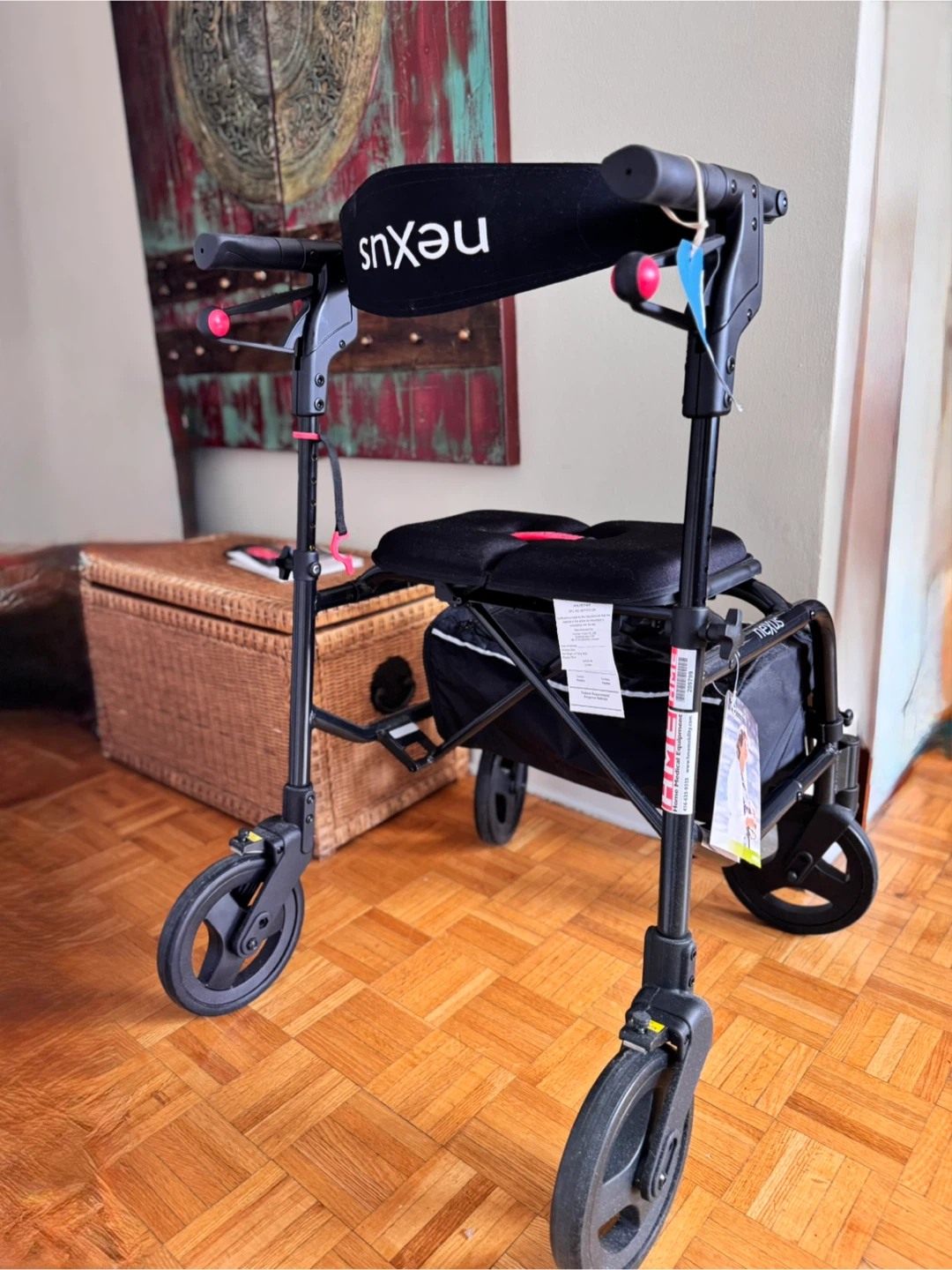BNWT Nexus Rollator Walker with Seat and Storage Bag - photo 2