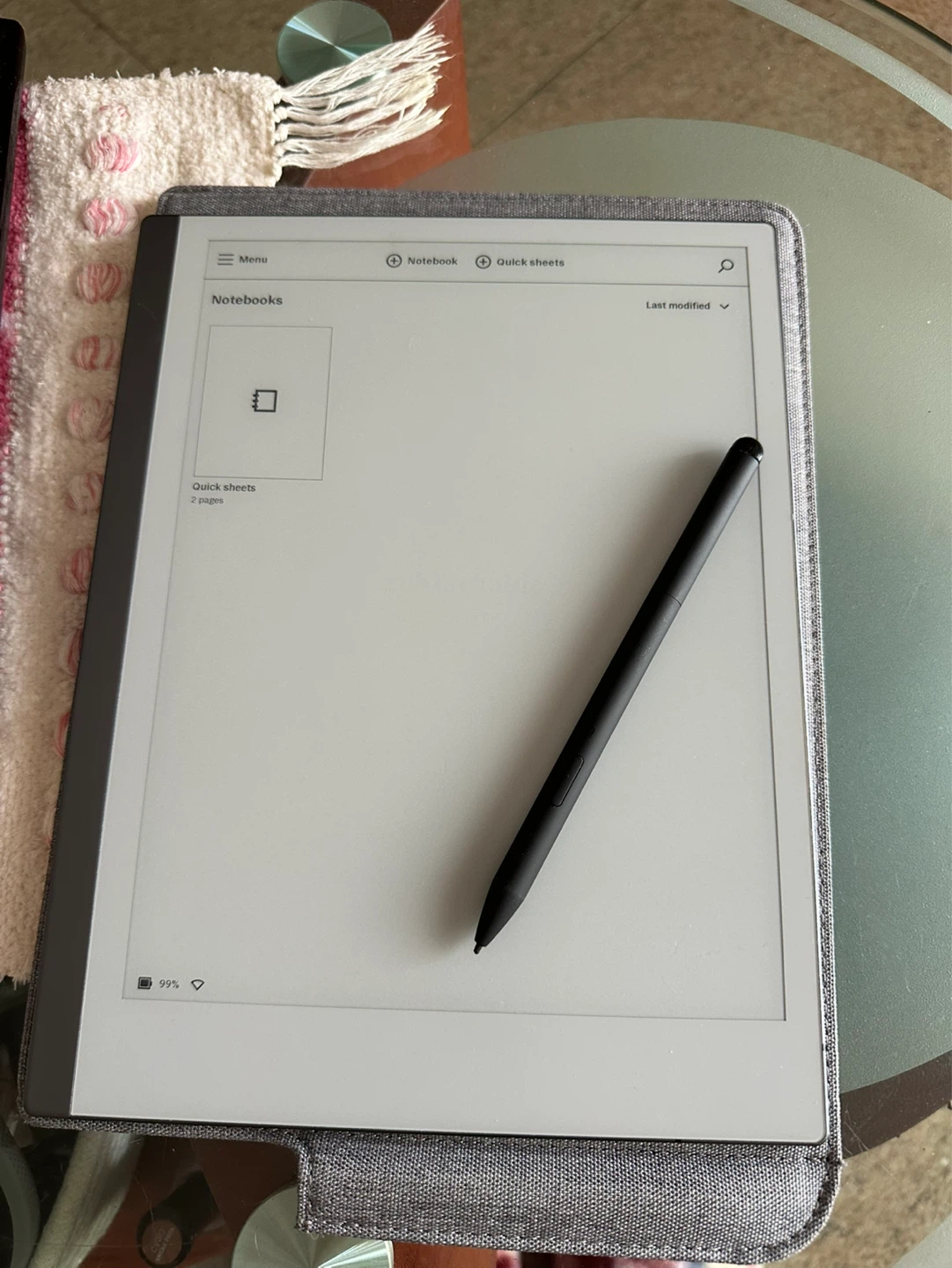 reMarkable Digital Notebook with Folio and Stylus - photo 2