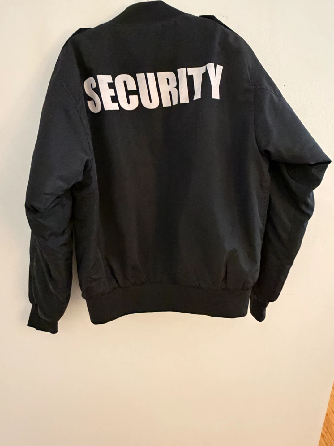 Black Security Bomber Jacket - photo 2