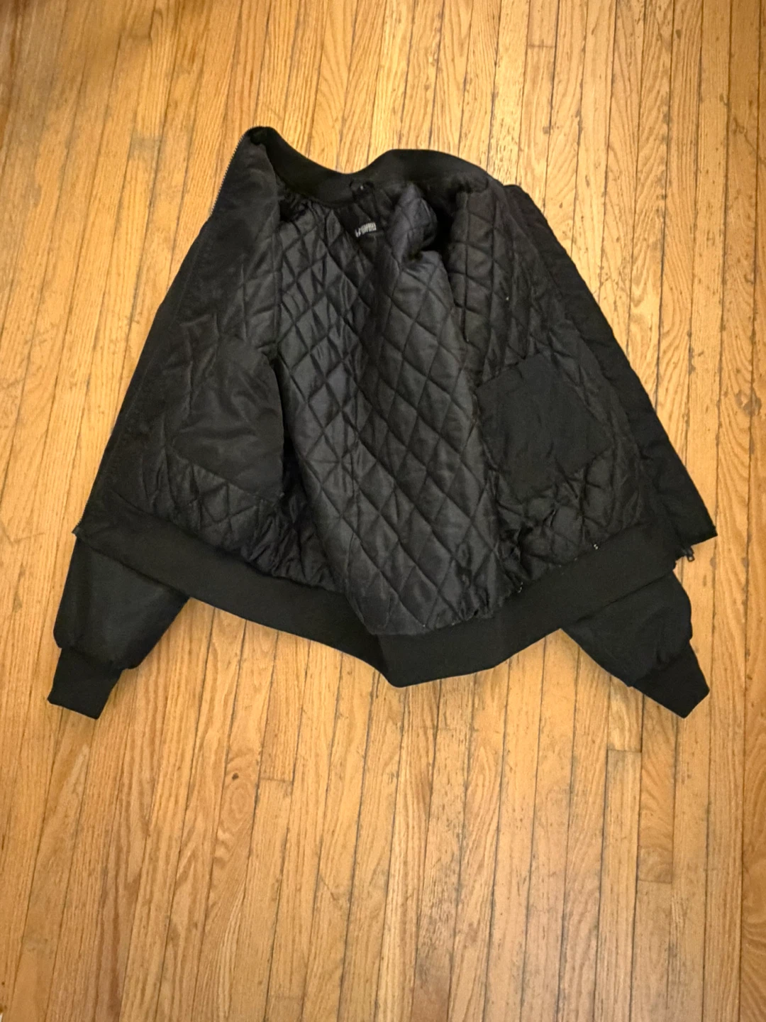Black Security Bomber Jacket - photo 3