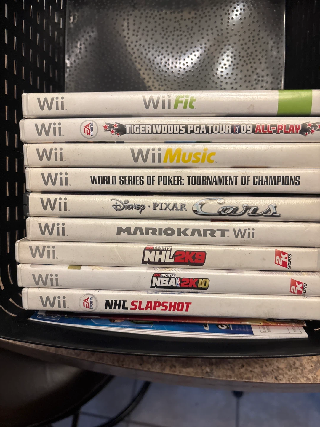 Nintendo Wii Bundle with Controllers and Steering Wheel - photo 2