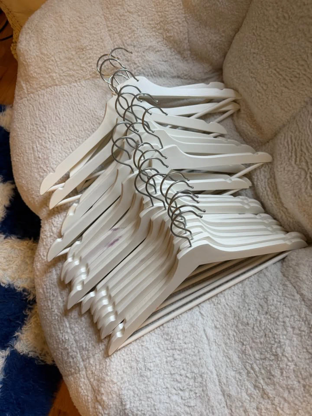 White Wooden Hangers