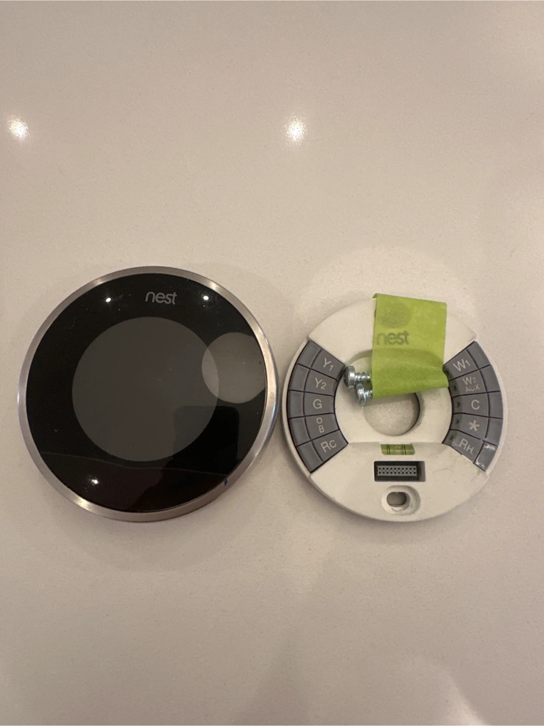 Nest Thermostat with Wall Plate