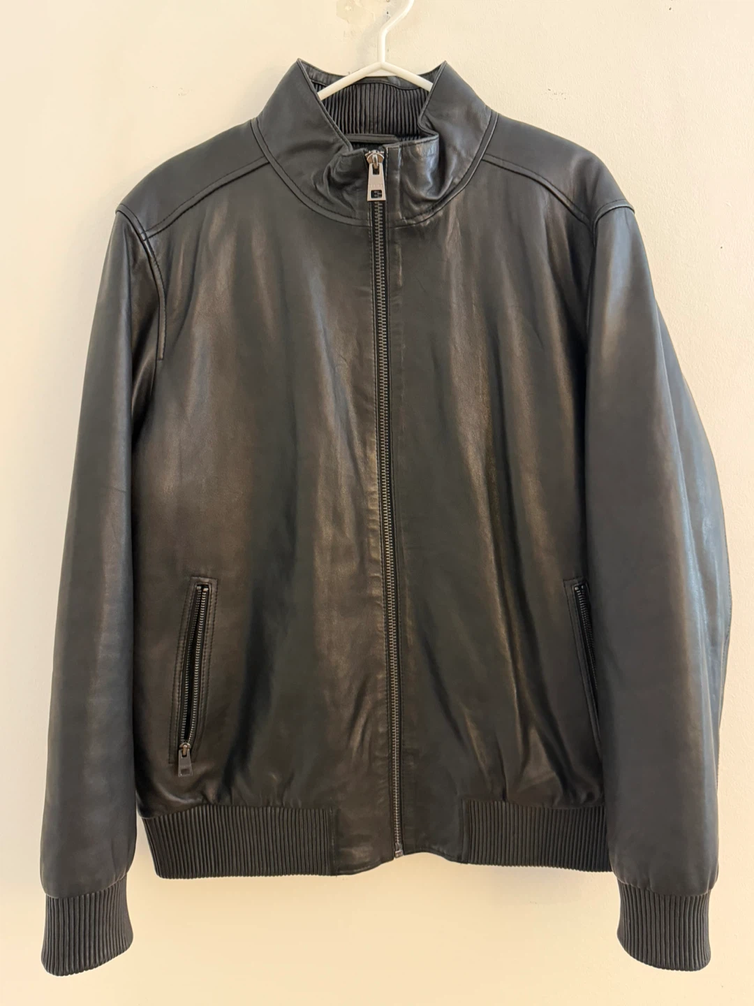 DANIER Black Leather Jacket - photo 2