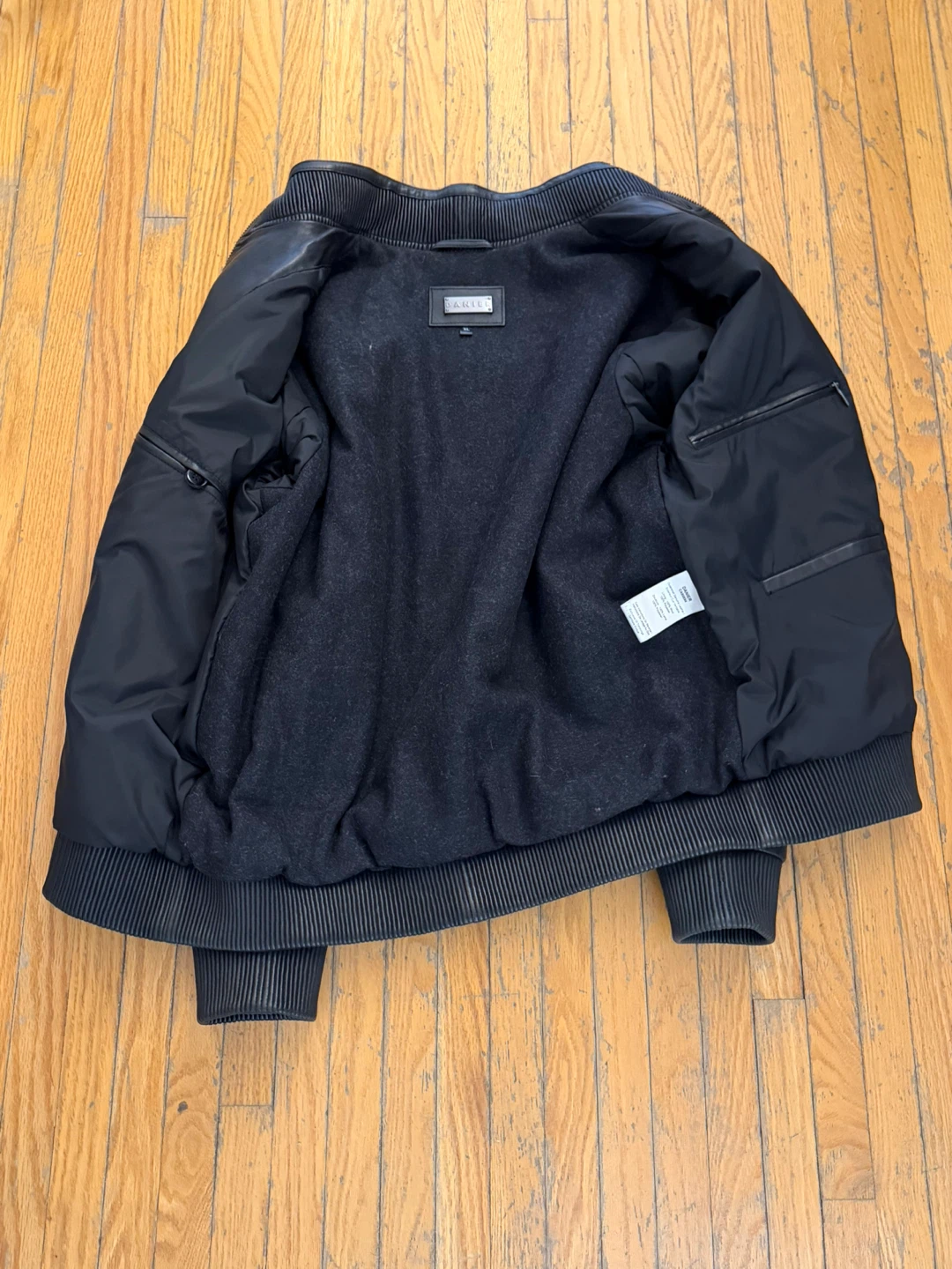 DANIER Black Leather Jacket - photo 3