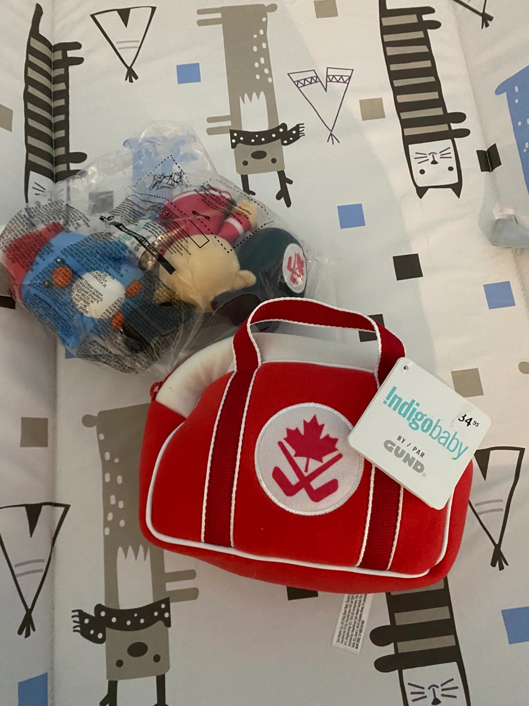 GUND Indigo Baby "Team Canada" Plush Toy Set - photo 2