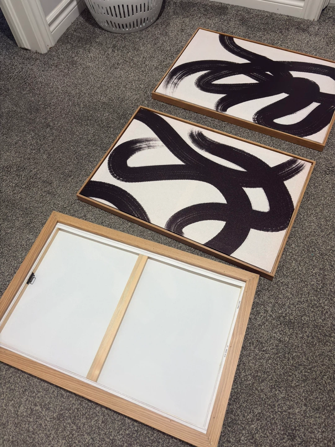 3 pc framed canvas wall art - photo 4