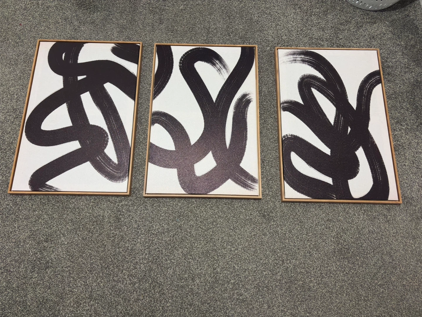 3 pc framed canvas wall art - photo 2