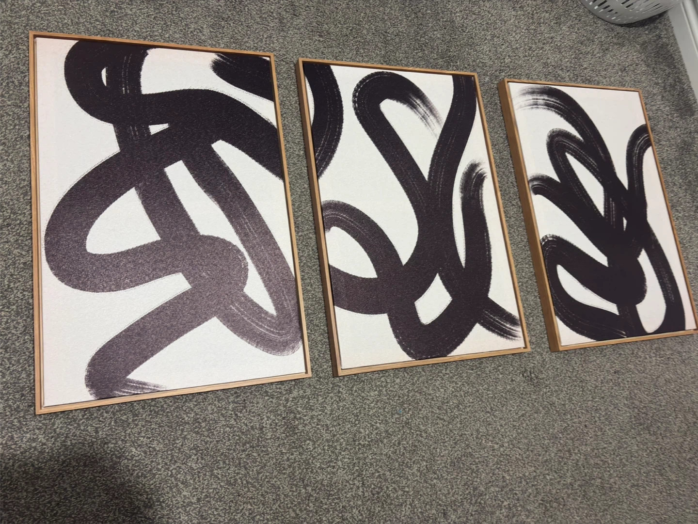 3 pc framed canvas wall art - photo 3